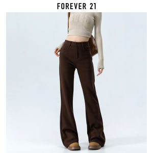 กางเกงขายาวทรงหลวมเอวสูงผ้ายืดคอร์ดูรอยสีดำ ทรงหลวม ทรงสลิมฟิต กางเกงขายาวทรงขากระบอก แฟชั่นฤดูใบไม้ร่วง/ฤดูหนาว