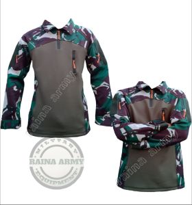 kaos bdu scuba spandex kaos tactical bdu t-shirt scuba spandex lengan panjang hijau loreng tn1 malvinas