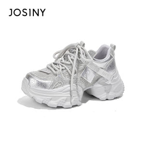 Josiny | Elevating Breathable Thick-soled Old Dad Shoe