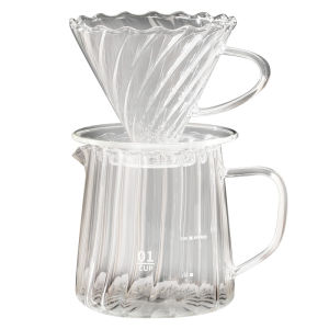 MONGDIO | V60 Filter Dripper Glass Coffee Brewing Kit