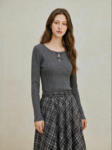 INMAN | Butterfly Bow Knit Sweater Wool
