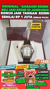 JAM TANGAN AIGNER ORIGINAL - JAM AIGNER A105106 Men LA - Coklat - Kulit - Jamdunia / Jam dunia JD18