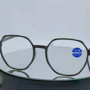 Unyiel - Kacamata Fashion Anti-radiasi Lensa Bening untuk Wanita Retro Korean Eyewear