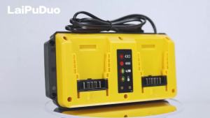 90W Fast Dual Charger Replacement for Dewalt 12V 14.4V 18V 20V Lithium-Ion Battery DCB206 DCB205 DCB204 DCB203 DCB120 Charger