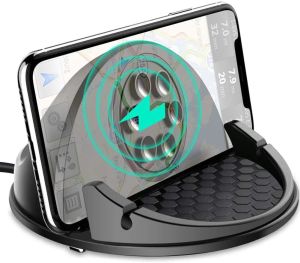 Car wireless charger cell phone holder 15 W charging phone holder for iPhone Samsung Google etc. suitable for car dashboards