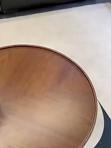 pre order Light Luxury Minimalist Walnut Coffee Table - Modern Small Space Living Room Side Table Creative Cream-style Trendy Home Furniture