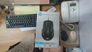 HP M150 Gaming Mouse Optical Sensor 4 Buttons & Adjustable 1000-1600 DPI 1.5M cable for office game Computer notebook laptop
