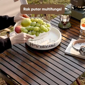 Angola Rak Kosmetik Putar / Rak Bumbu Dapur / Rak Buah C98 Rack Organizer / Rak Putar Multifungsi