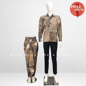 Couple kemeja batik Rok lilit instan tingal pakai/couple kemeja batik rok kebaya/couple kemeja batik rok lilit