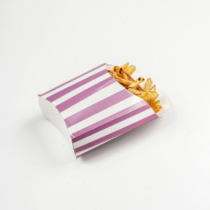 Disposable Fold-Free French Fry Box Chicken Nuggets Snack Box Birthday Dessert Table Candy Popcorn Paper Box Baking Packaging