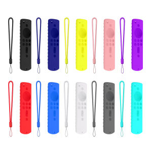 [Vktech] Premium Silicone Remote Cover for Fire TV Stick 4K 2018 Durable and Flexible Protective Sleeve for Fire TV Stick 4K Remote Control