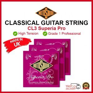 ROTOSOUND (CL3) Superia Pro - Nylon Guitar Classical Hi-Tension String SET - Tali Gitar Nylon Kecil Accessories