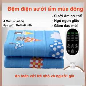 Chăn điện đệm sưởi ấm tạo nhiệt 120x150cm