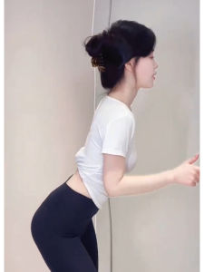 Tbody Beauty 2025 New High-Waist Slimming Yoga Pants Womens Fitness Tummy Control Sporty Sharkskin Leggings