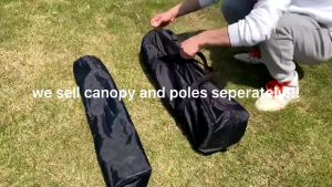 3x3 Awning Waterproof Tarp canopy Tent Shade Ultralight UV Protection Camping Tent Beach