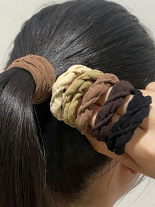 Dây Buộc Tóc Đàn Hồi Cao Không Gây Hại Cho Tóc Phụ Kiện Tóc Thời Trang Cho Nữ Dây Buộc Tóc Bằng Vải Cao Su Dây Buộc Tóc Đuôi Ngựa