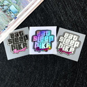 Nhãn Dán Cá Nhân Cho Xe Đạp Ăn Ngủ Cho Mũ Bảo Hiểm Xe Đạp - Đề Can Trang Trí Thích Hợp Cho Thiết Bị Bảo Vệ & Thân Xe Đạp