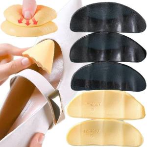 6Pcs Reduce Shoe Size Toe Pad PU Foam Toe Plug Elastic Soft Shock-absorbing Insoles Cuttable Shoe Inserts Protective Shoe Accessories