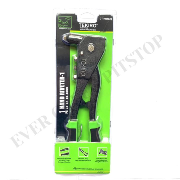 TEKIRO Tang Rivet Tang Ripet Tang Rifet Hand Riveter 2,4 mm 3,2 mm 4 mm ...