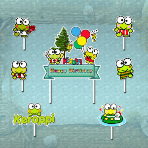 Cake Topper keroppi hiasan kue ulang tahun