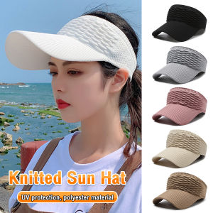 ItemMart Women Summer Outdoor Beach Sunscreen Knitted Sun Hat