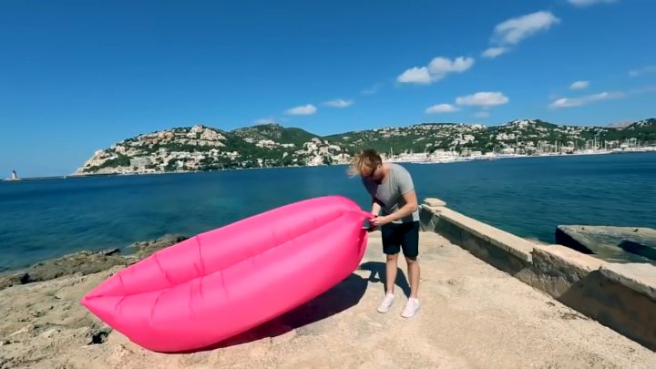 Original Lazy Inflatable Sofa Chair Pillow for Beach Picnic