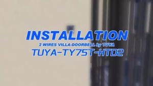 2 Wire Smart Life Tuya WiFi 1080P Video Intercom Video Waterproof Door Phone 7″ Screen Camera Doorbell Door Security System
