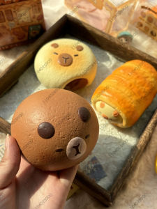 Hot Toys | Capybara Bakery Slow Rising Squishy Capybara Toy Bread Pastry Cake Squeeze Stress Relief Soft Rebound Hand Relaxing Gift