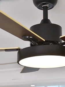 Ceiling Fan With Light 5 Blades Chandelier Fan Light 42in 48in 52in LED 3color Remoter Fan Lamp For LivingRoom/BedRoom 