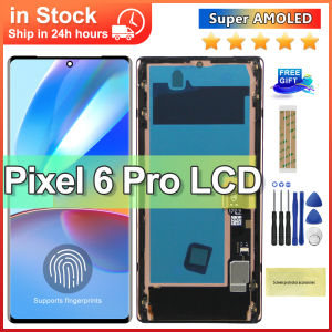 OLED Screen For Google Pixel 6 Pro GLUOG G8VOU Lcd Display Digital Touch Screen with Frame for Google Pixel6 Pro Screen