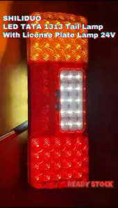 SHILIDUO LED Tail Lamp 24V TATA 1313 Truck Lori Lampu Belakang Brake Light Signal SD2047A SD2047B