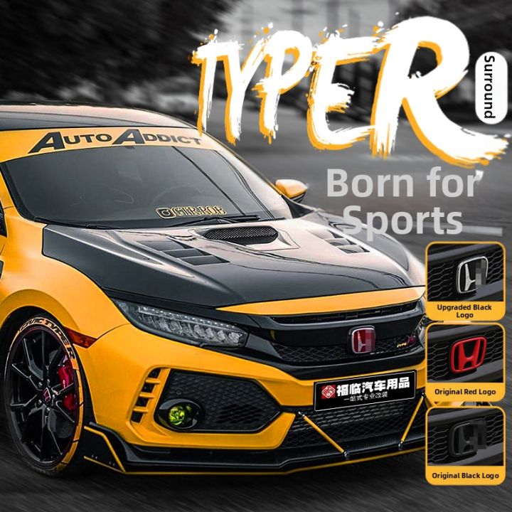 Civic Type R 2016-2021 Body Kit Front Bumper Grille Rear Wing Exhaust ...