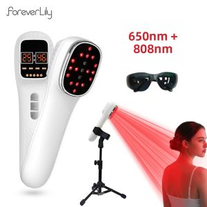 Thiết Bị Làm Đẹp Hồng Ngoại Cầm Tay Bằng Ánh Sáng Đỏ 650nm + 808nm Dành Cho Da Mặt Và Cơ Thể Trẻ Hóa Da Giảm Đau Khớp Cơ Khỏe Mạnh Chăm Sóc Sức Khỏe Sạc USB