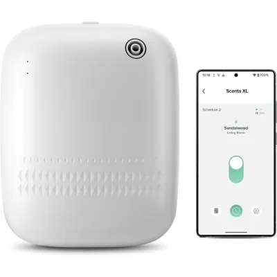 NAMASTE Smart Bluetooth Waterless Essential Oil Diffuser Scent Air humidifier(400ml)