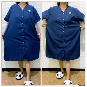 PIYAMA BTS MIUWSHOP WANITA KANCING DEPAN BAJU TIDUR BEBIDOL SUPER JUMBO IBU HAMIL BUSUI