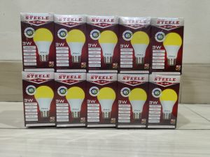 BOHLAM LED / LAMPU LED KAWACHI STEELE CAHAYA KUNING PAKET 10PCS