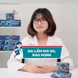 Viên Ngậm Ho Hotexcol - Giúp Thanh Họng Giảm Tăng Tiết Đờm Đau Rát Họng Từ Thảo Dược Hộp 40 Viên