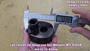 Vam cảo rotuyn lái trong tháo lắp thanh lái trong dạng con lăn Wetools WT-8545B mở từ 33-42mm