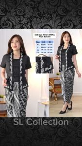 Atasan Kebaya Kutubaru Wanita Modern Lengan Pendek Bordir Mewah Aneka Warna Terbaru | Kabaya Kutubaru Wisuda Elegan Cantik Acara Pesta Kondangan Akad Nikah Moderen Kekinian Erika