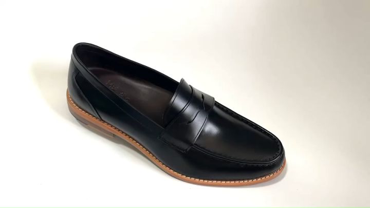 CC Loafers 25mm Glossy Black Lambskin