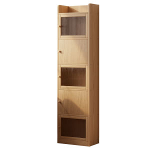 ZHUSHANXIA | Space-saving Corner Bookshelf Cabinet
