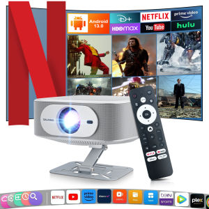 Salange Netflix Officially Licensed Android 13 P92MAX Smart 4K Projector 1080p Native Dual WiFi BT5.2 12000L Elec Focus HD Movie