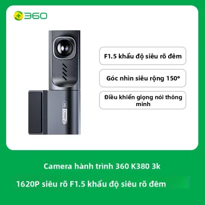 360 | Camera Hành Trình K380 360 Độ 4K Ultra HD Dễ Lắp Đặt