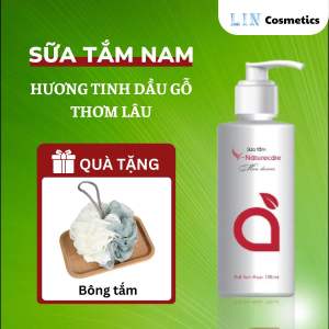Sữa tắm nam Vnaturecare thơm lâu hương nước hoa mùi gỗ lịch lãm đẳng cấp quý ông 190ml/ chai