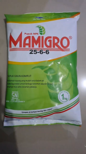 PUPUK NPK MAMIGRO 25-6-6 1 KG PUPUK DAUN KOMPLIT