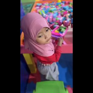 Kerudung Anak Bergo Soft Ped Daily Malay Usia 0-4 Tahun & Jersey Premium Jilbab Anak Malaysia