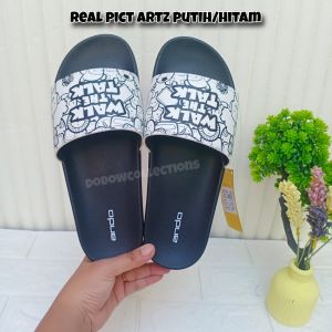 Sandal Pria Ando Pandu Lazer Picaso Blezz Geo - size 40-43 - sandal slide pria ando terbaru - sandal selop pria - sandal slip on pria - sandal cowok keren - sandal karet pria