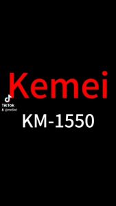 Kemei KM-1550 รุ่นดิจิตอล แม่เหล็ก แบตเตอรี่ 2000 mAh 7000 RPM ปัตตาเลี่ยนไร้สาย มือจับโลหะ ป้องกันลื่น