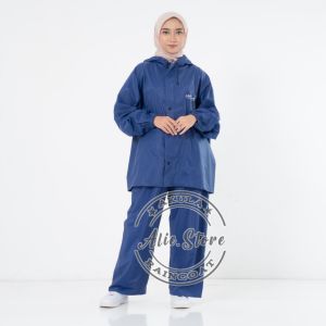 Akula Jas Hujan Setelan Pria Wanita Dewasa Tebal dan Kuat