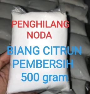BIANG CITRUN pembersih 500gram/pembersih perabot plastik/pencerah dan pumutih pakaian/EXTRA ACID